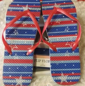 Patriotic Flip Flops